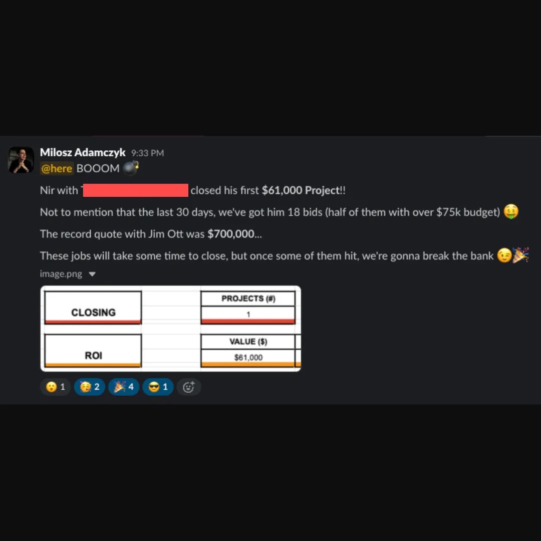 $61,000 Deal Closed